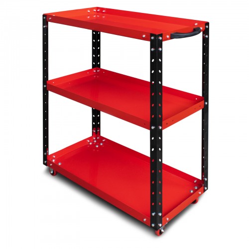 BAL Chariot d'atelier desserte 3 étages sur roulettes pour outils