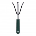 LITTLE Outils de jardinage à main - Cultivateur 3 dents avec manche court