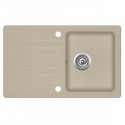 IZOR Évier de cuisine effet granit + 1 siphon + 1 mitigeur inclus