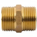 Mamelon laiton égal mâle mâle à visser