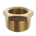 Raccord mamelon réduction mâle femelle en laiton à visser