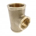 Raccord Té réduit à visser femelle en laiton
