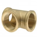 Té femelle laiton à visser