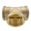 Té femelle laiton à visser