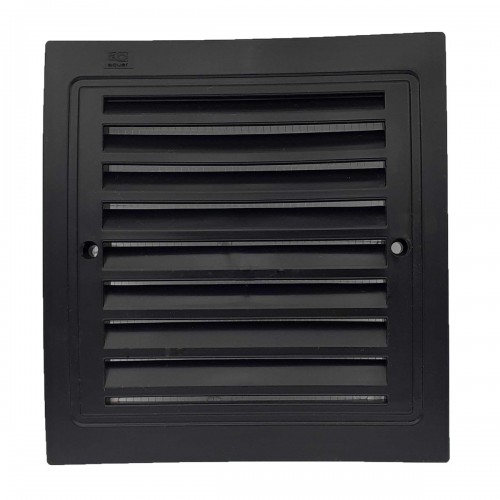 Grille d'aération intérieur extérieur avec moustiquaire 140x140 mm