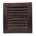 Grille d'aération intérieur extérieur avec moustiquaire 140x140mm