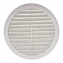 Grille ronde pour PVC et gaine avec moustiquaire Ø150