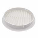 Grille ronde pour pvc et gaine avec moustiquaire Ø150