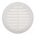 Grille ronde pour gaine et PVC avec moustiquaire Ø100