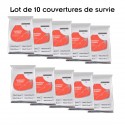 ZIMNO Lot de couvertures de survie