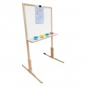 PABLO Chevalet en bois avec plexiglass transparent pour enfant