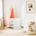 AMELIA Lit bébé 120x60 Blanc