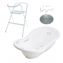 Baignoire OWLS blanc pieds et tuyau